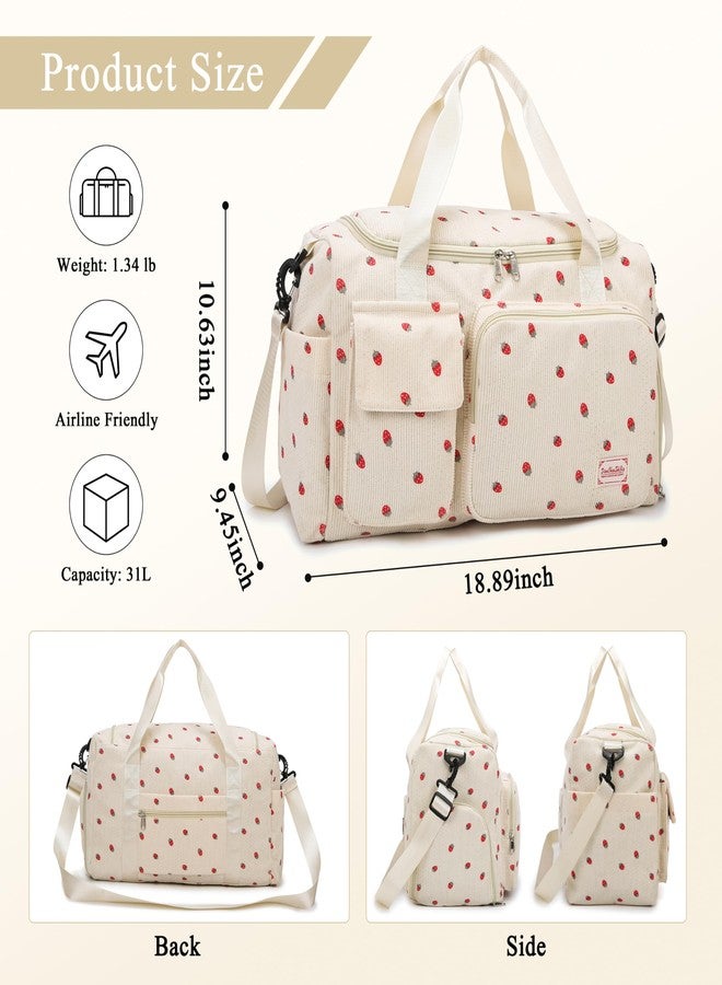 TESAFNG Small Gym Bags for Women, Travel Duffle Bag with Shoes Compartment, 4 in 1 Carry on Weekender Overnight Bag with Dry Wet Separated Pocket, Sport Gym Tote Bag for Yoga, Dance, Swimming, Workout, Ballet - Image 2